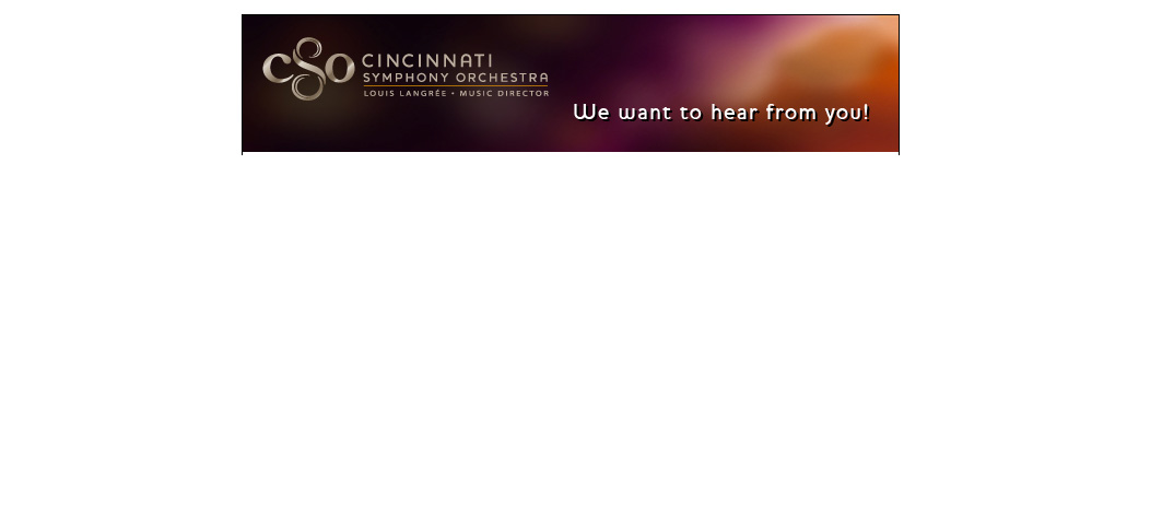 Take this national orchestra study to win $100 Visa Gift Card
