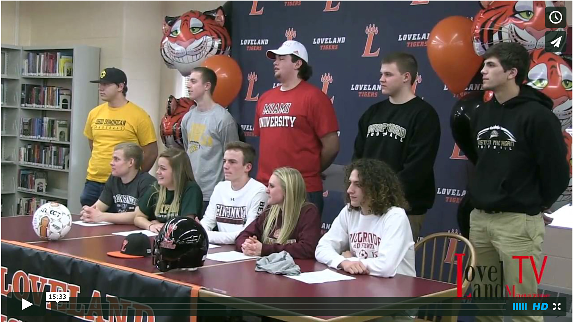 VIDEO: Loveland H.S. Winter senior athletic signings