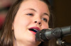 Adeline Sholar performing at the 2015 Hold On Talent Slam
