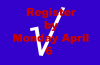 Deadline to vote in May Primary is Tuesday April 6