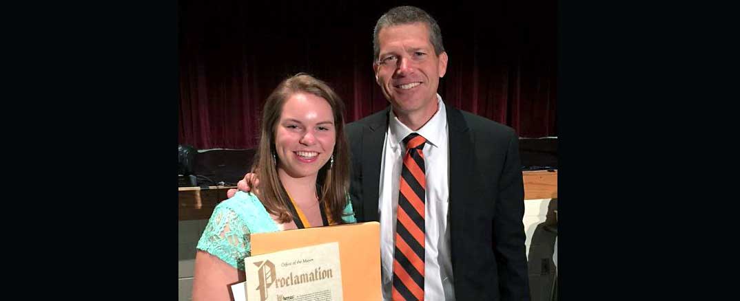 Morlan Osgood recognized by City of Loveland and School District