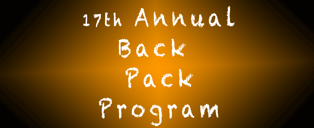 Not too late to donate backpacks and schools supplies