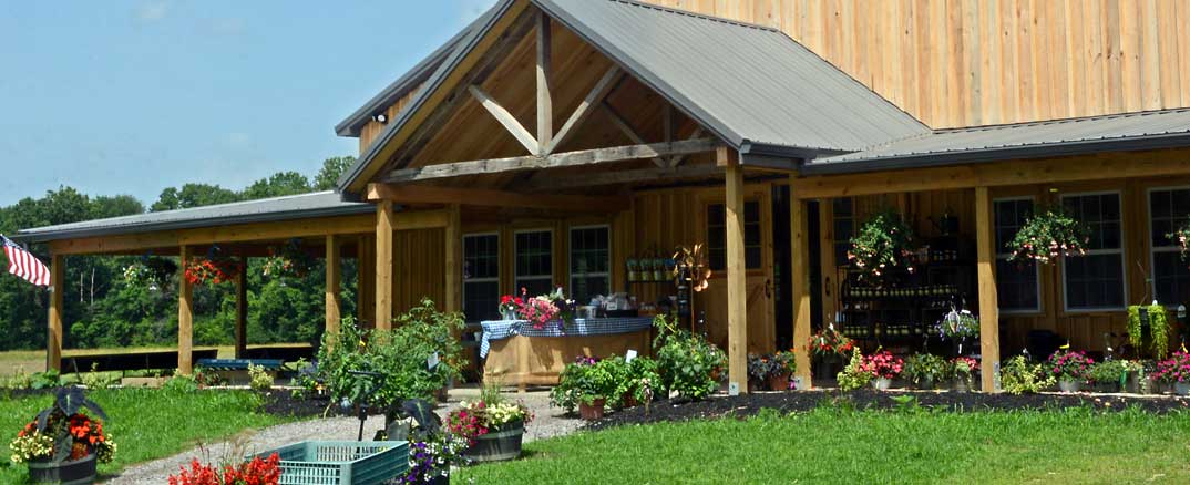 Farm-to-table at new Market Barn at Blooms & Berries