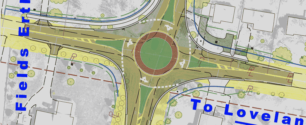 More on Columbia/Lebanon/Fields-Ertel roundabout under construction