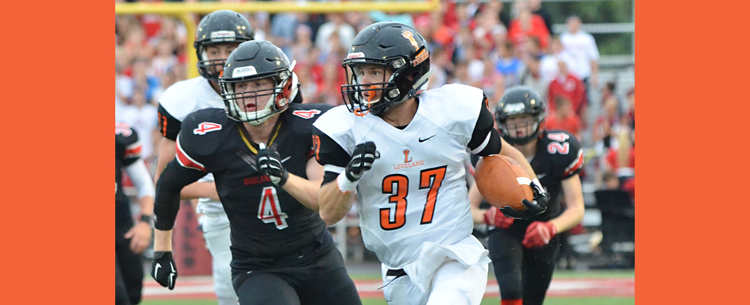 Loveland High School Junior Luke Waddell shatters school rushing record