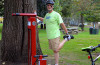 A bicycle Service Station on Loveland Bike Trail in Nisbet Park