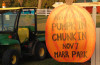 Save your pumpkin for charity “chunking” in Goshen
