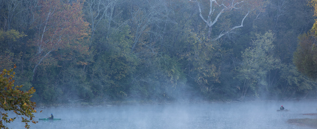 Cold foggy Sunday morning: Photo by Tom Allen