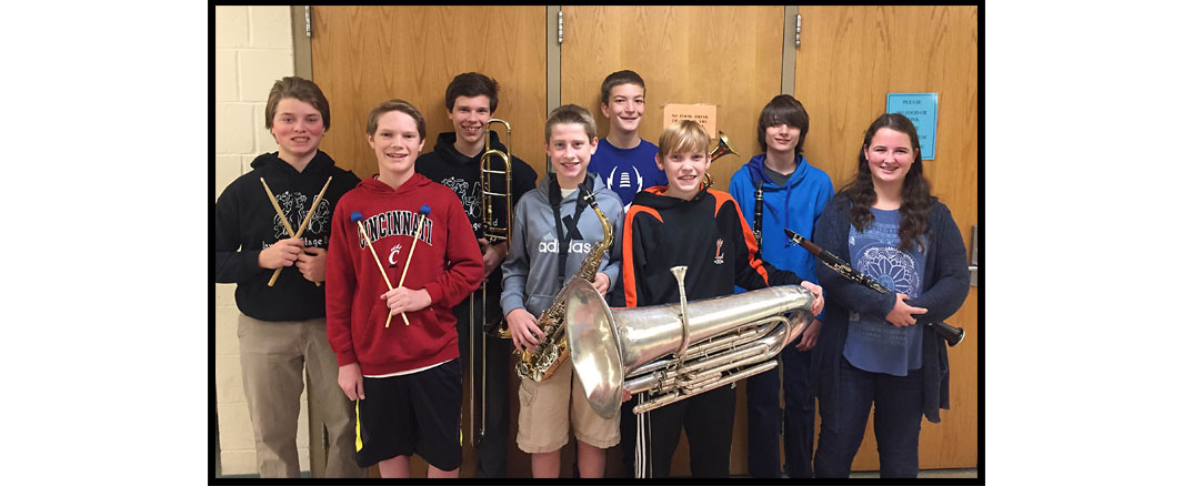 Loveland Middle School students selected for Honor Band