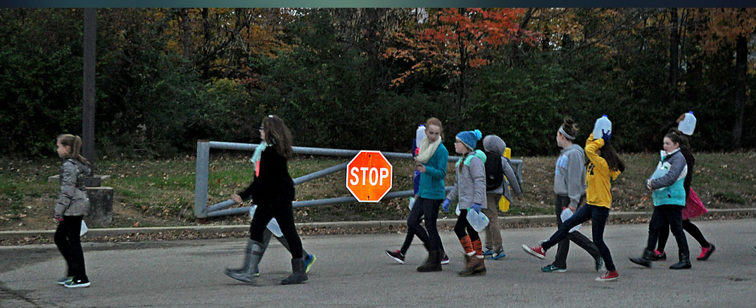 Loveland Intermediate School students Walk for Water