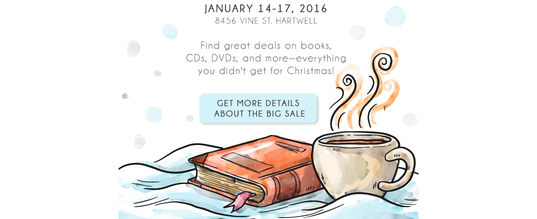Winter Warehouse used book sale