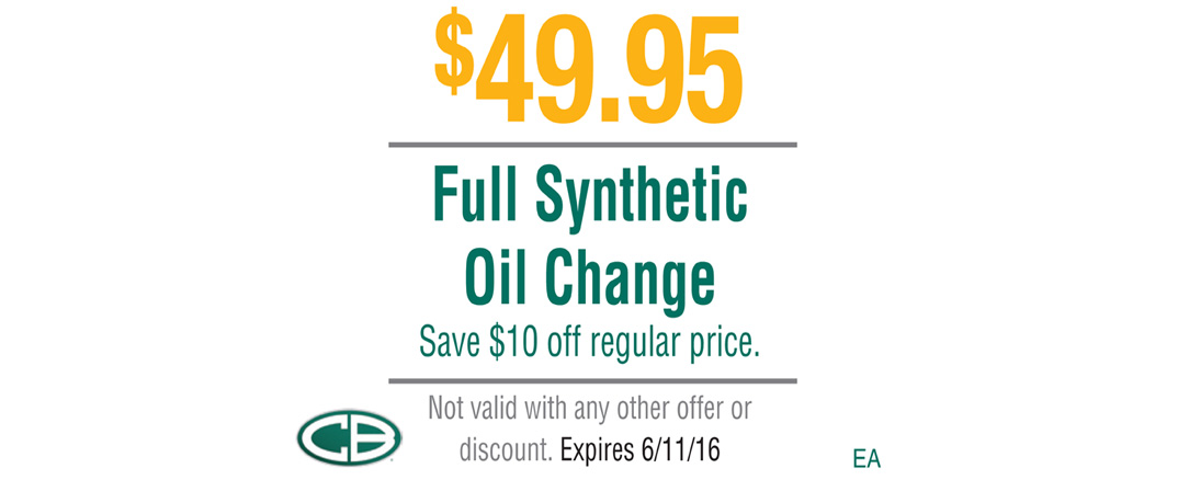 $49.95 Full Synthetic Oil Change Coupon | Loveland Magazine