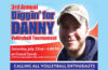 The sand volleyball fundraiser Diggin’ for Danny is July 22