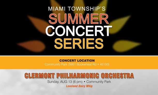 SUMMER CONCERT SERIES Sunday: Clermont Philharmonic Orchestra