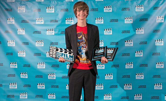 Gabe Schmidt Wins Teen Film Challenge