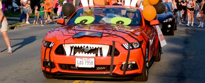 Homecoming Parade today starts at 6:30 PM