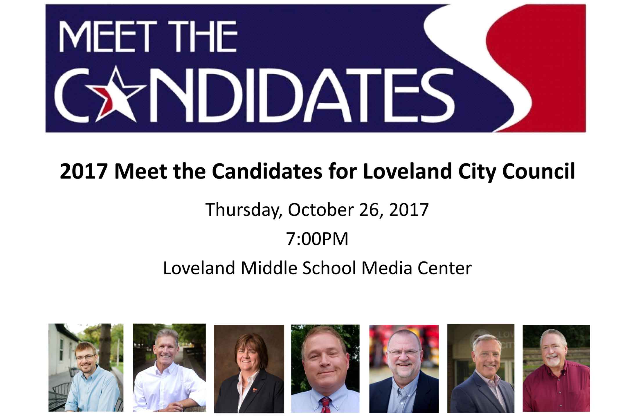 Meet the Council Candidates Night on Thursday, October 26
