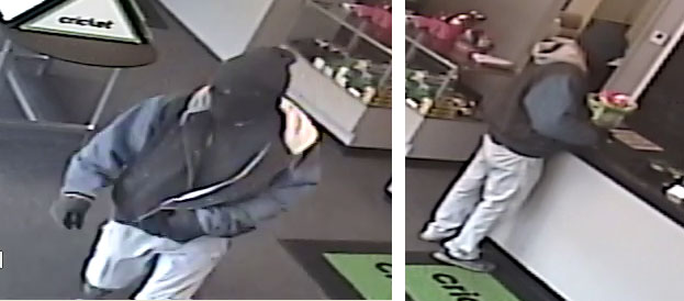 UP-DATE [Photos added] Sheriff looking for armed robber of Cricket Wireless store on LM Road
