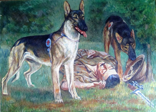 Milford Historical Society accepts historical painting into its art collection