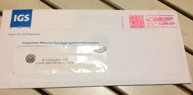 Did you understand this Natural Gas Aggregation Program mailer?