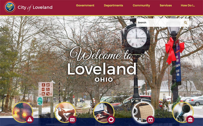 Loveland, Ohio launches redesigned web site