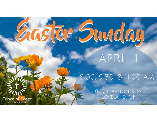 Easter Sunday at Prince of Peace Lutheran Church