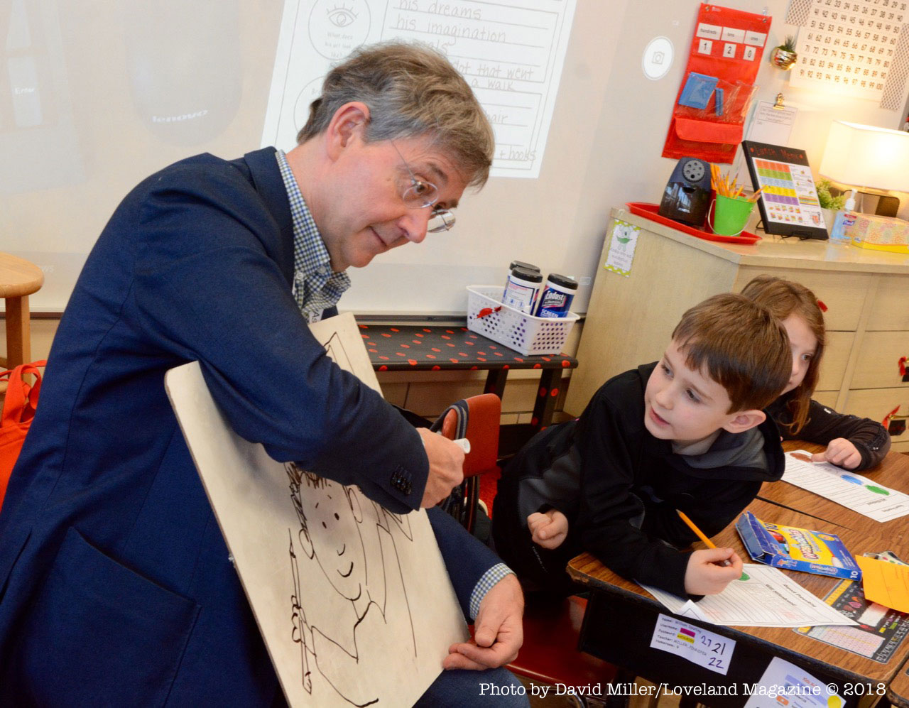 Award-winning illustrator and author Will Hillenbrand will be the subject of story written by 1st graders