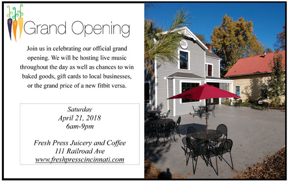 “Fresh Press” on the Loveland Bike Trail: Grand Opening April 21st