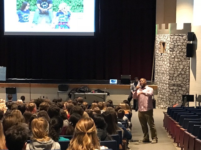 Loveland graduate Nick Jackson returns to LHS to offer message of love