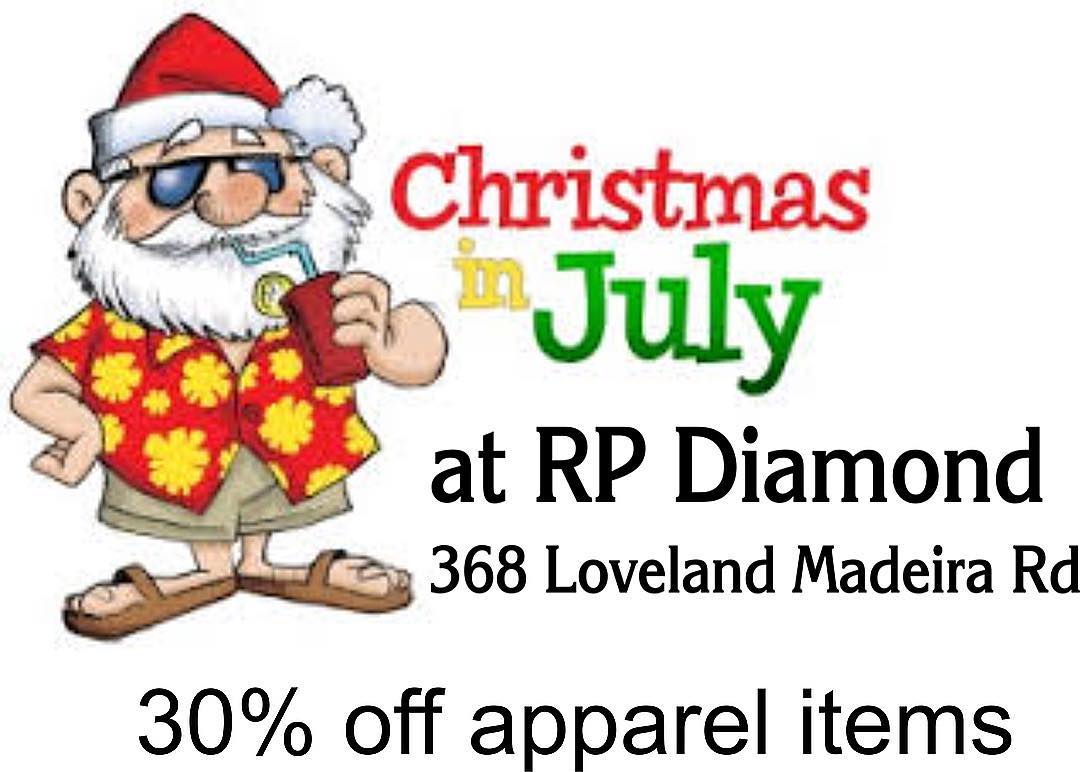 Christmas in July at RP Diamond Printing & Embroidery