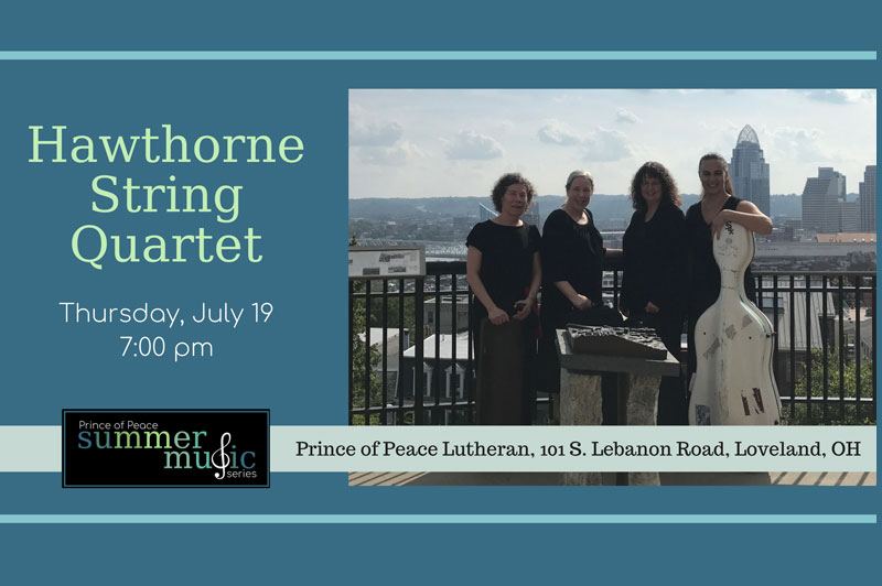 Appearing Live: Hawthorne String Quartet in free concert