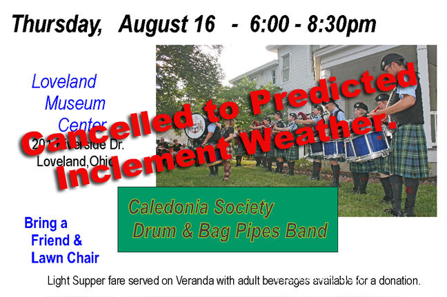 Caledonia Society Band Returns to Loveland Museum Center