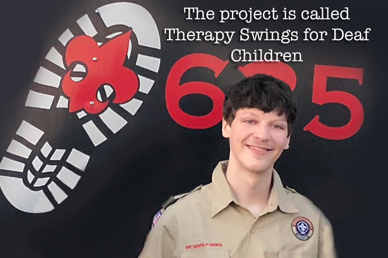 The project is called Therapy Swings for Deaf Children