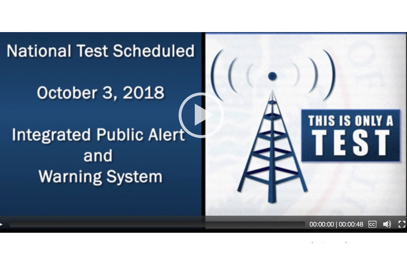 National alert test set for Wednesday includes cell phones