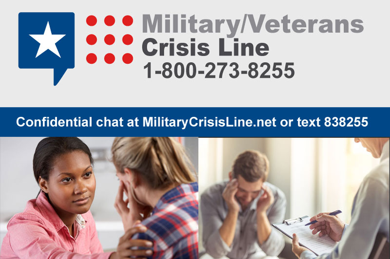 Are you are a Service member or Veteran in crisis or you’re concerned about one?