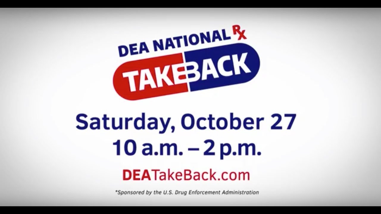 Drug Take Back Day is October 27 in Loveland: collecting any unused, expired, or unwanted medications