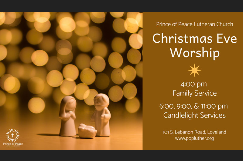 Christmas Eve Worship at Prince of Peace Lutheran Church