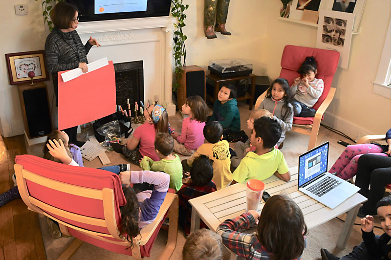 Loveland Primary students write Veterans Day story at Loveland Magazine Offices