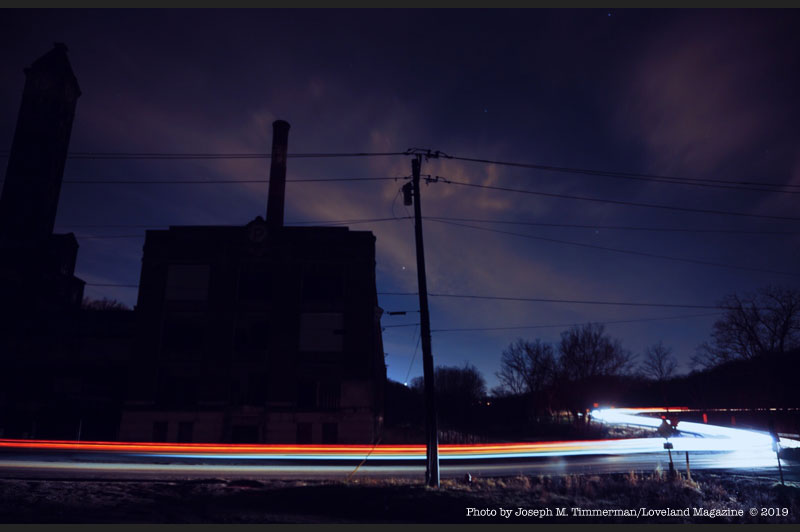 Joseph M. Timmerman’s long-exposure photo from the Peters Cartridge factory