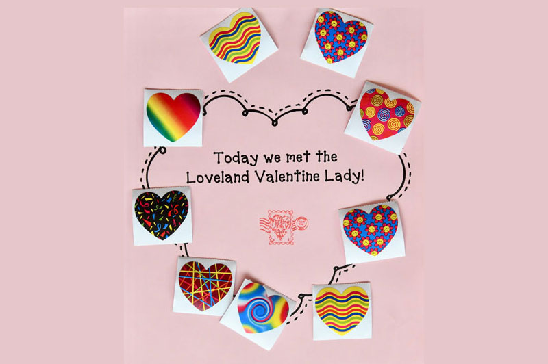 (Photo Album) After visit: Loveland 1st graders write about Valentine Lady