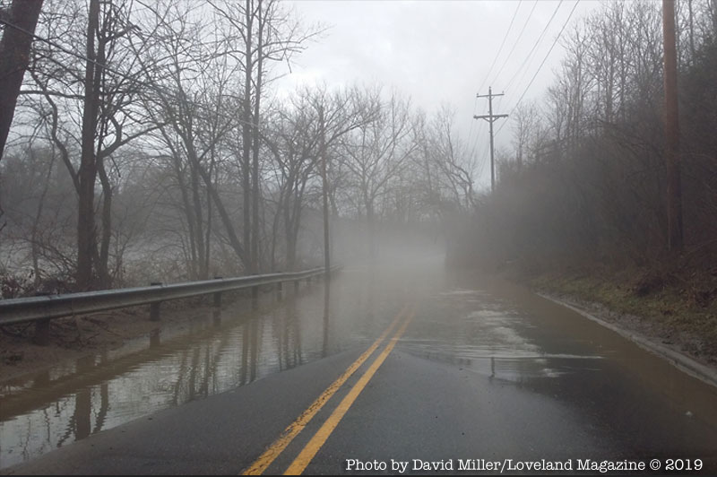East Kemper in Loveland closed because of high water