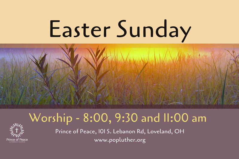 Easter Sunday at Prince of Peace Lutheran Church
