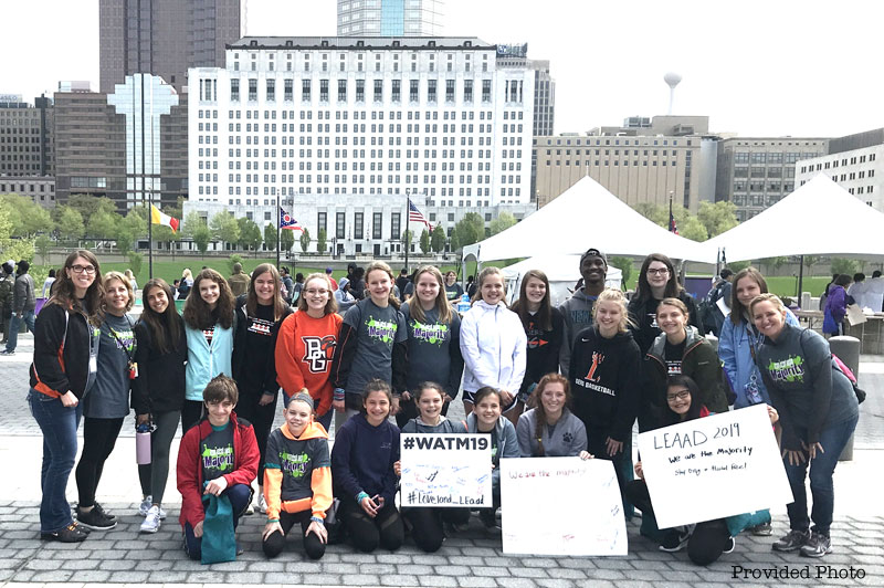 Loveland Educating Against Alcohol and Drugs Youth Ambassadors Join the We Are The Majority Rally