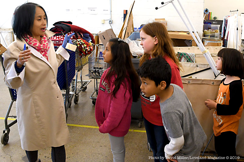 Students Celebrate Earth Day at Goodwill and Loveland Magazine for annual writing lesson