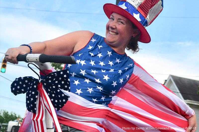 Event schedule for Loveland Independence Day Celebration on Friday