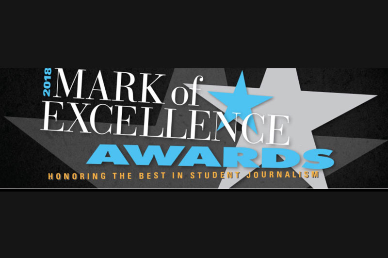Ricky Mulvey wins Region 4 Mark of Excellence Award for collegiate journalism