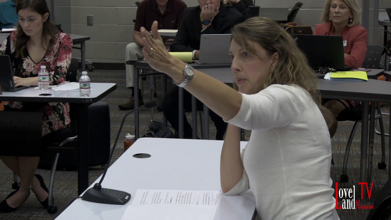Jill Jones addresses BOE on school levy