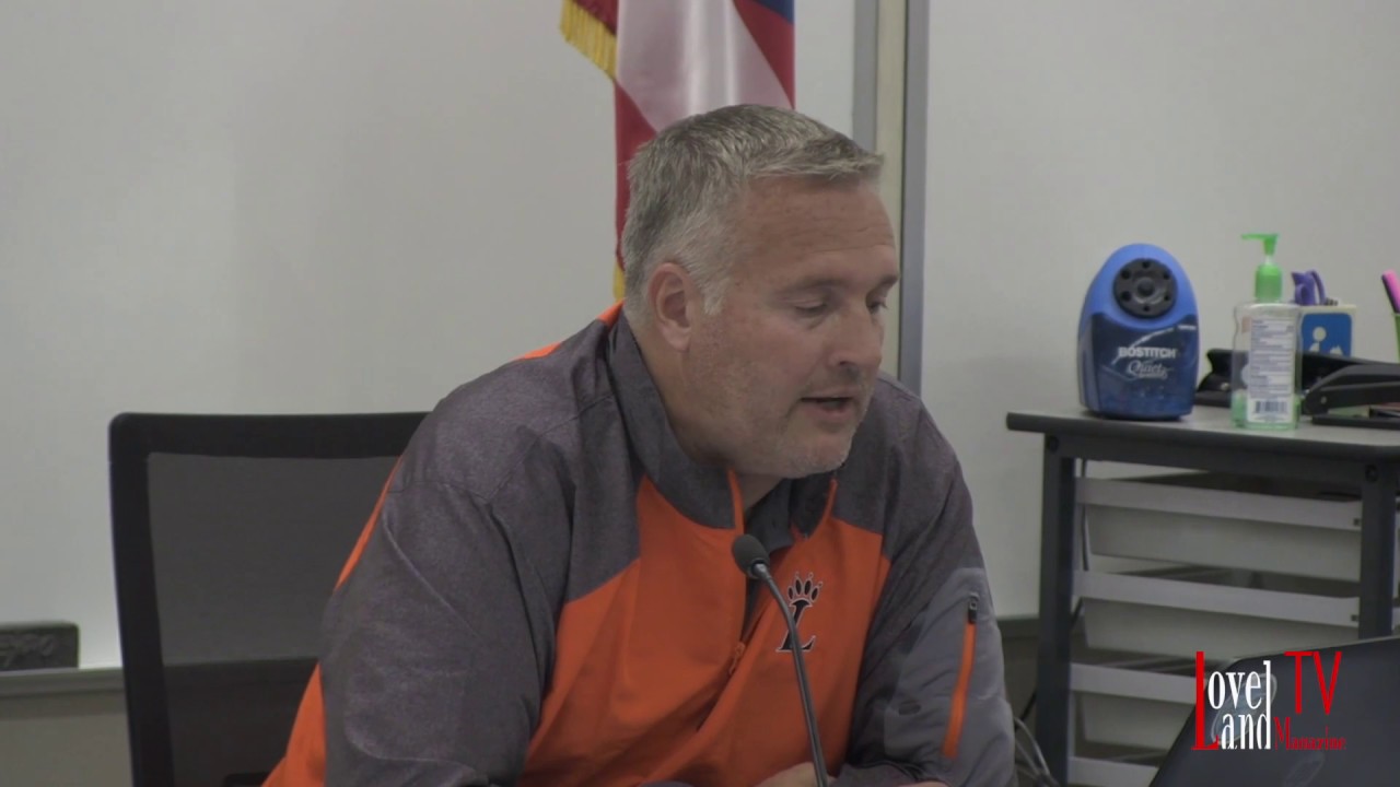 BOE President Art Jarvis gives speech about school levy at 9/24 Board meeting