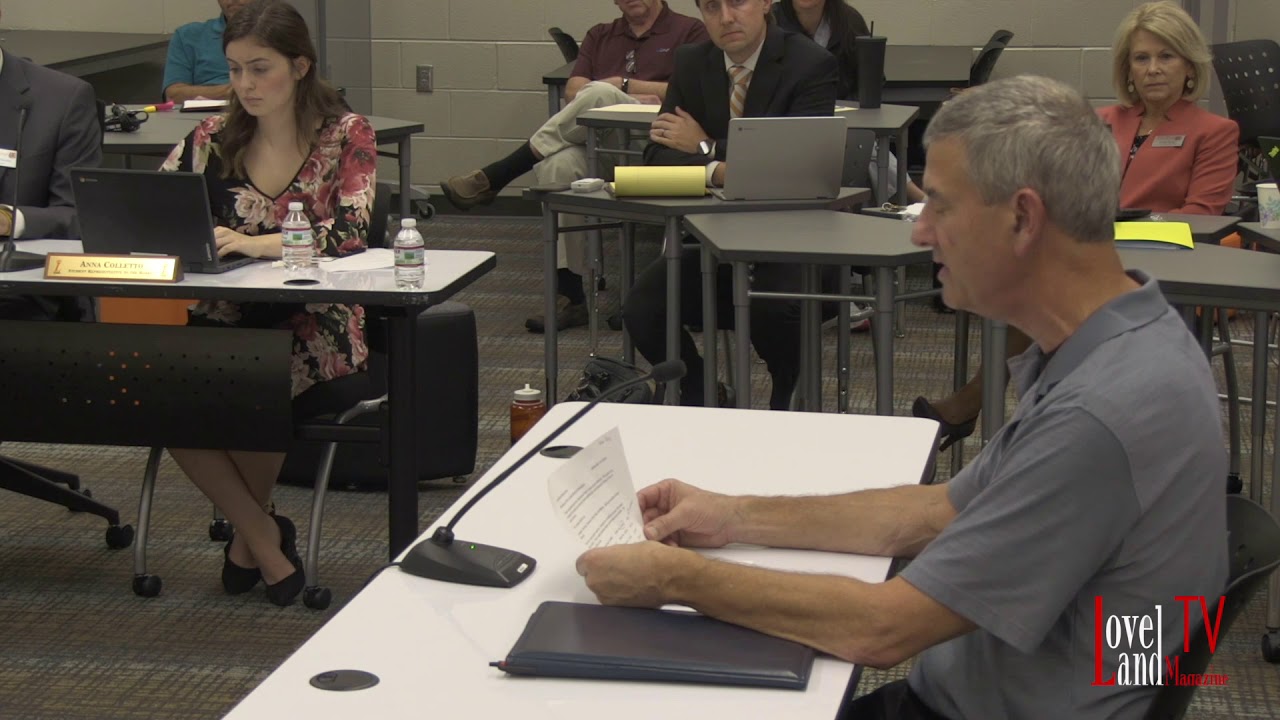 [Video] Dave Shoemaker addresses BOE on school levy