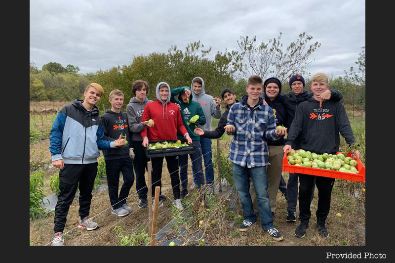 Loveland High School’s senior class spends a day serving local nonprofits